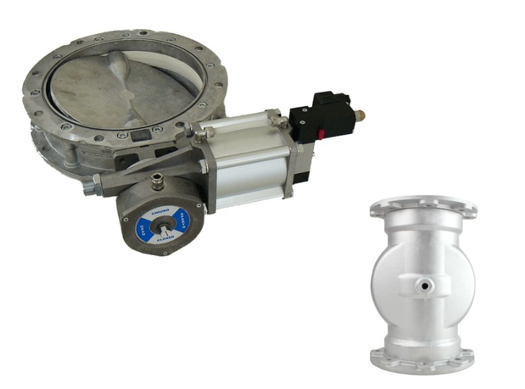 concrete plant valves pinch valve